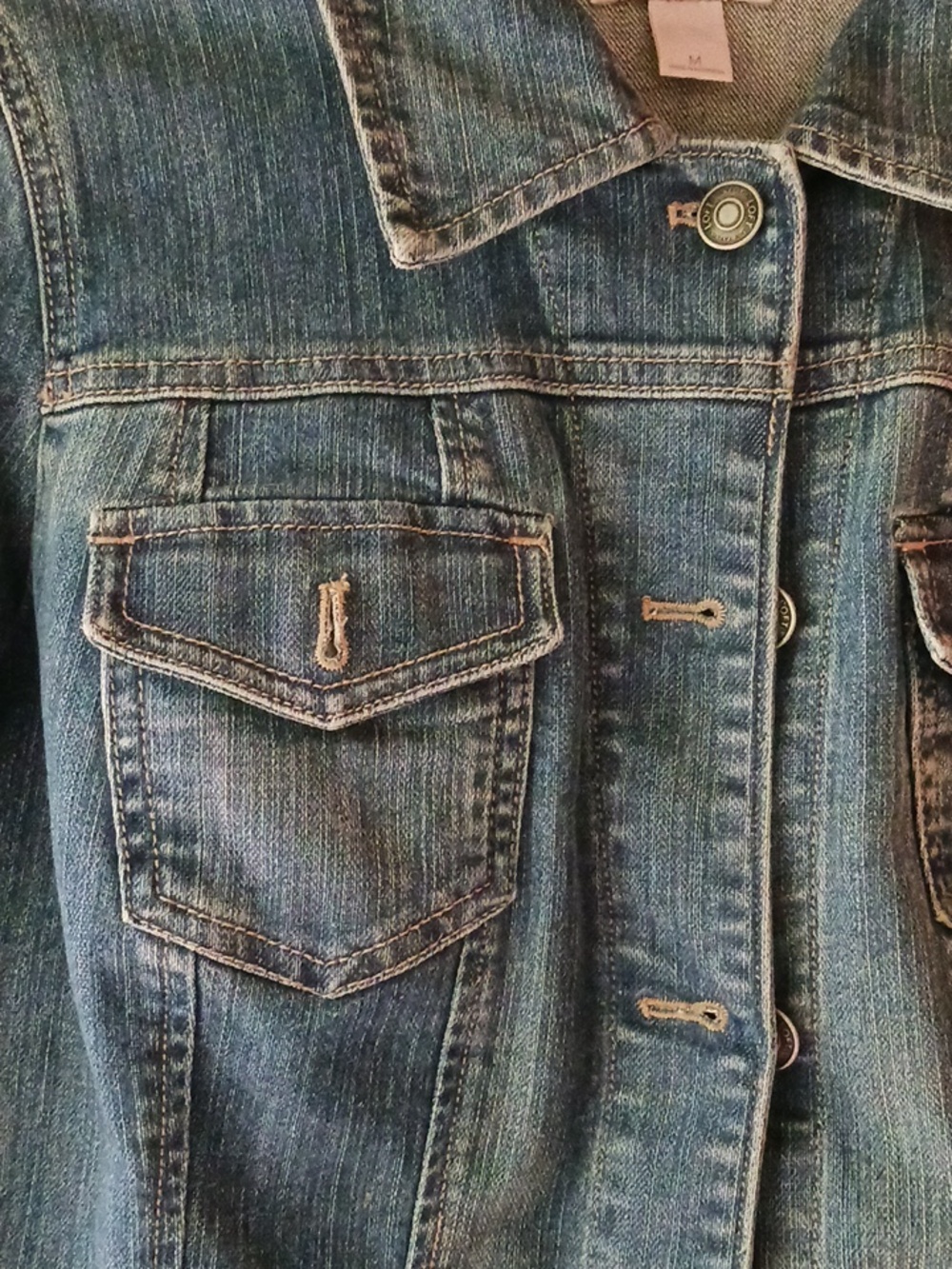 Blue Jean Jacket Button-up - Picture 2 of 10